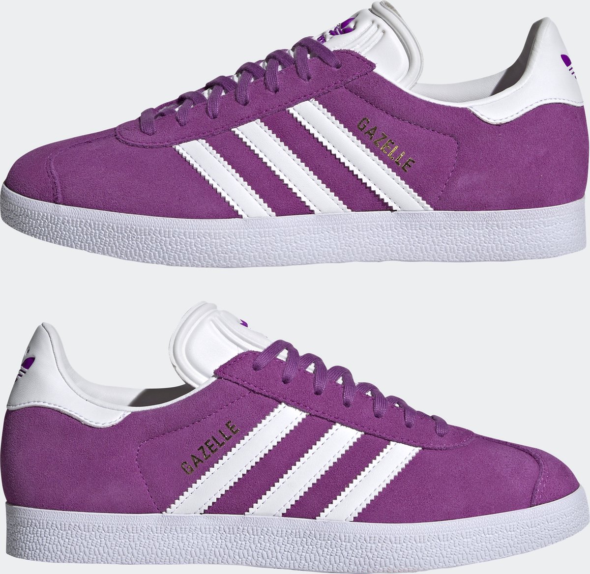 ADIDAS ORIGINALS Baskets pour femmes Gazelle - Shock Purple / Ftwr White /  Gold... | bol.com