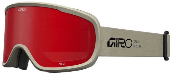 Giro GG CRUZ STACKED STN AMBER SCARLET Unisex Skibril - Amber