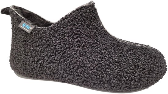 Pantoufles femmes fermées Q Fit Lieke noires pour femmes - Zwart - 40