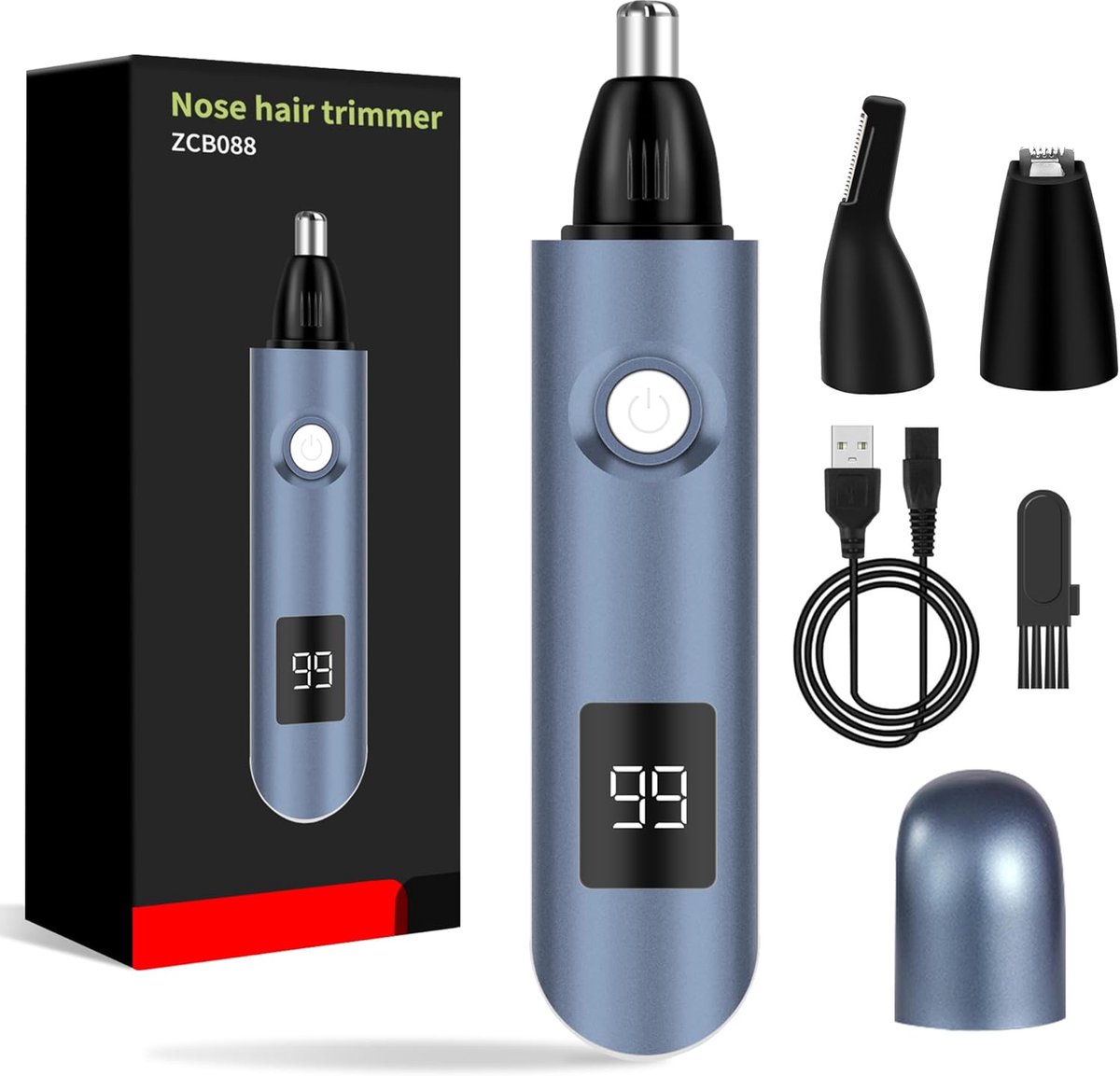 Solacis Neustrimmer - Oortrimmer - Neushaar trimmer - Neus tondeuse - Gezichtsverzorging - Mannen - Dames - Elektrisch - Grooming - Must have!