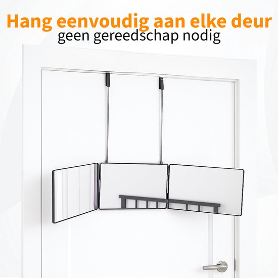 grote drieluik spiegel | Spiegels | De Oranjerie