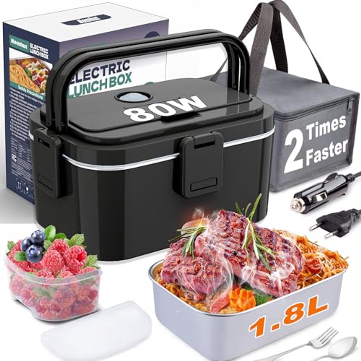 Lunchbox voor school en onderweg