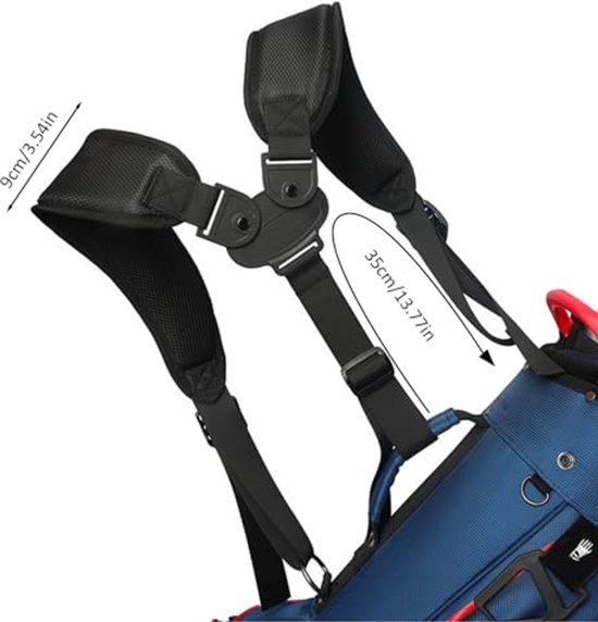 Verstelbare Golftasriemen voor Comfortabel Transport — afbeelding 4