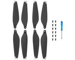 Geschikt voor dji MINI 3-blads drone propeller vleugel vleugel vervangende bladen accessoires, silver edge 2 paar
