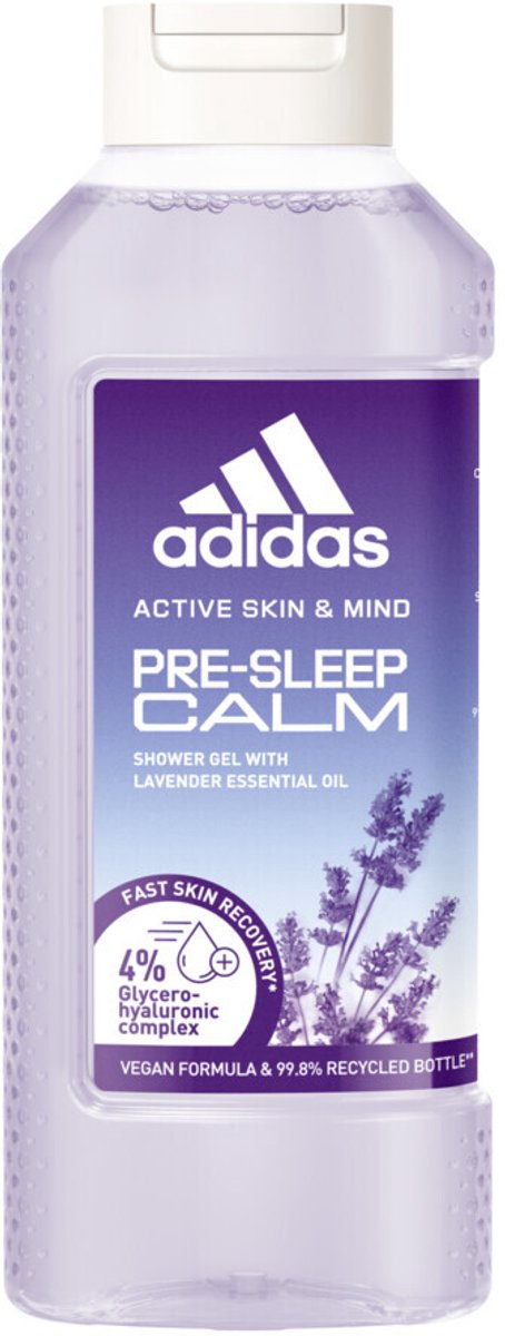 Adidas - Shower Gel Active Skin & Mind Pre-sleep Calm W - 6 x 400 ml - Voordeelverpakking