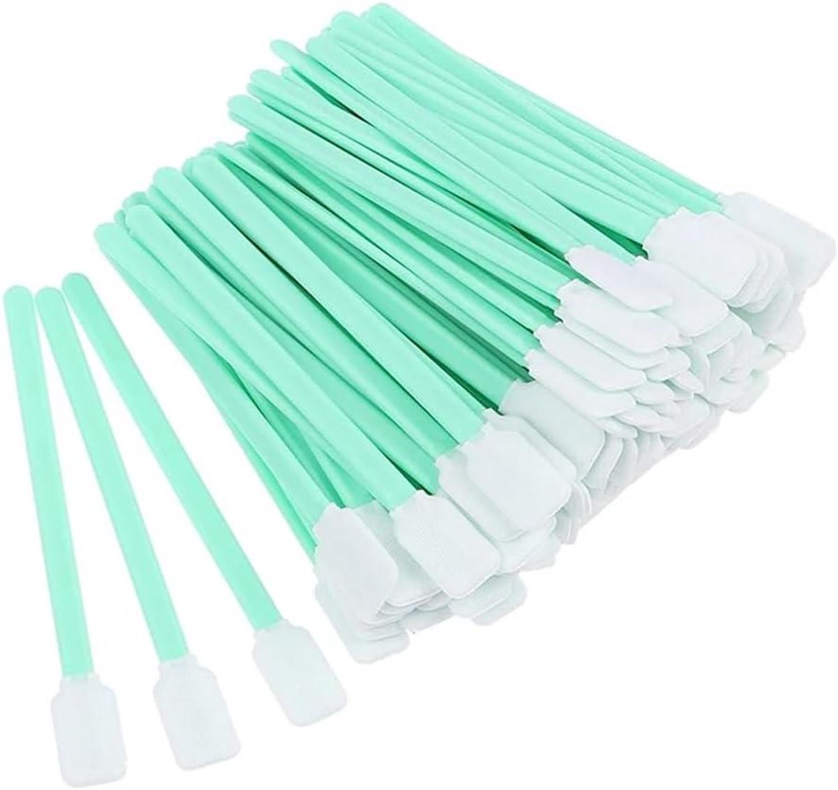 Brenzoos - ```50 stuks wattenstaafjes voor camera lens inkjetprinter schuimreiniging 12,8 x 0,14 x 0,075 cm```