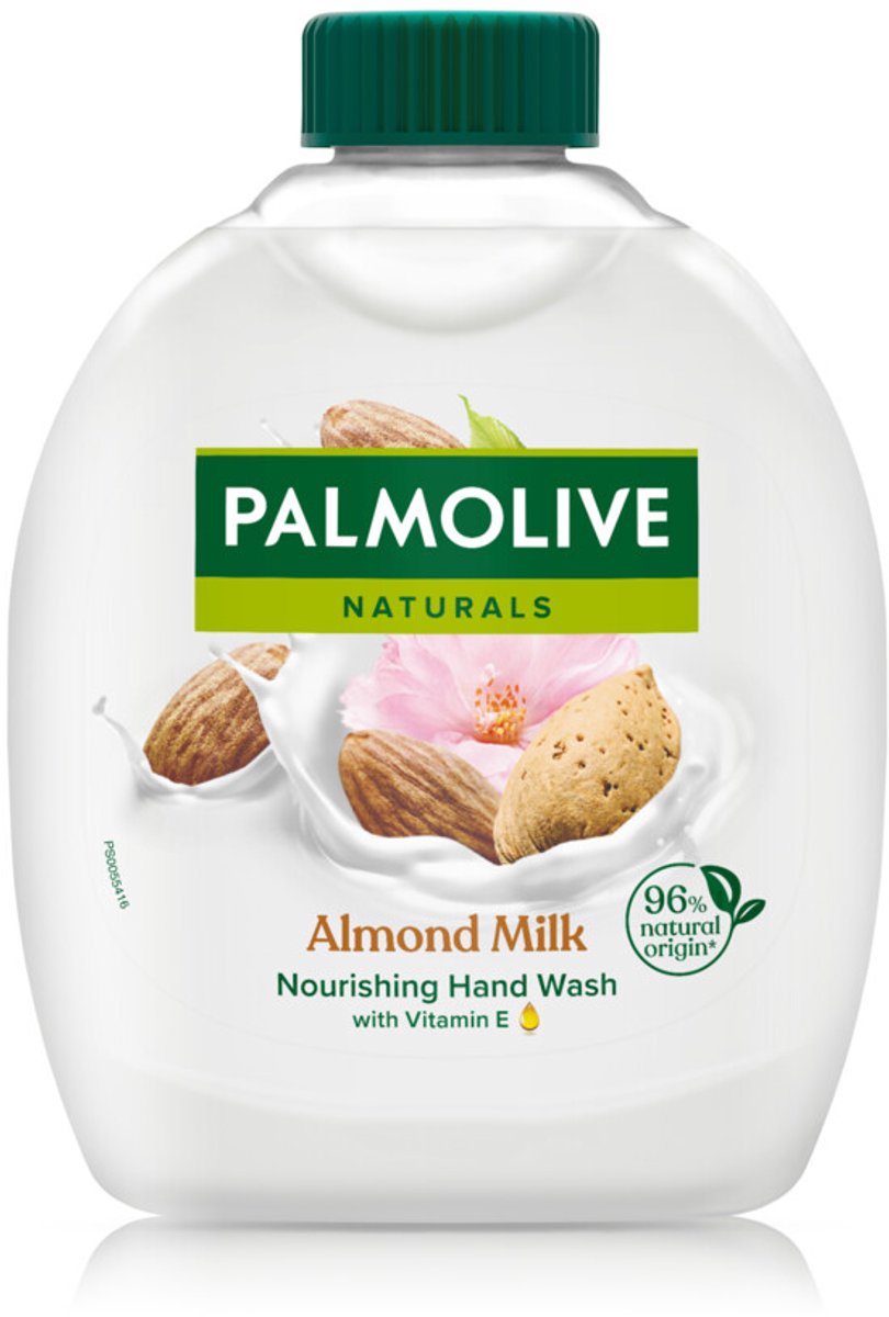 Palmolive Handzeep Naturals Navulling Amandel Melk - 3 x 300 ml - Voordeelverpakking