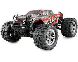 Amewi M-Land Rood Brushed 1:16 RC modelauto voor beginners Elektro Monstertruck 4WD RTR 2,4 GHz