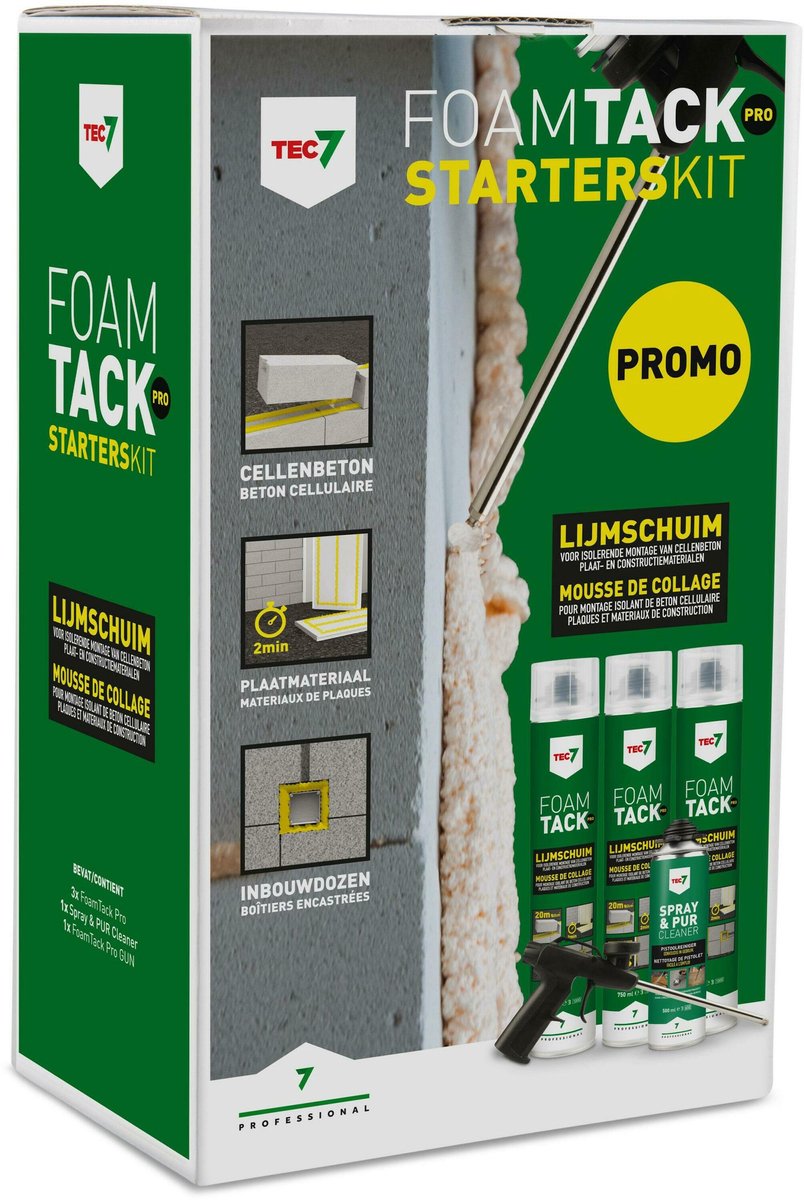 Tec7 - FoamTack Pro Starterskit