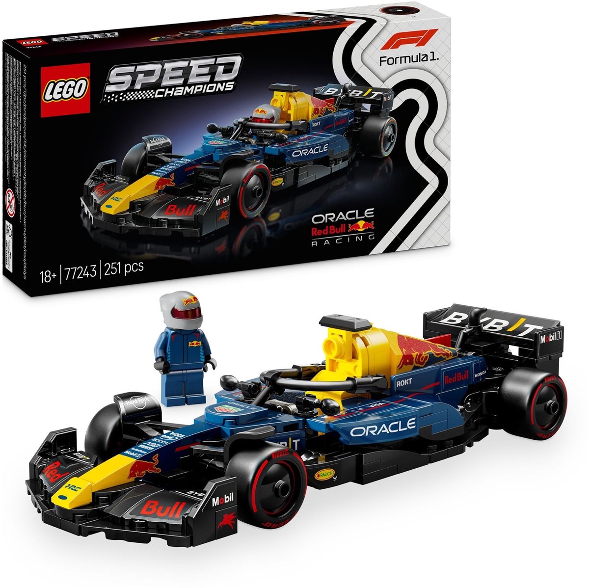 LEGO Speed Champions Oracle Red Bull Racing RB20 F1 Auto Set - 77243 — afbeelding 17