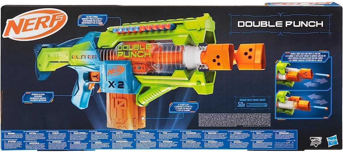 Nerf Elite 2.0 Double Punch - Blaster — afbeelding 2