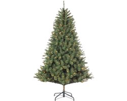 Black Box Trees Norwood Kunst Kerstboom met Verlichting - Kunstkerstboom H185 x Ø119 cm - met Timer en Dimmer - Groen