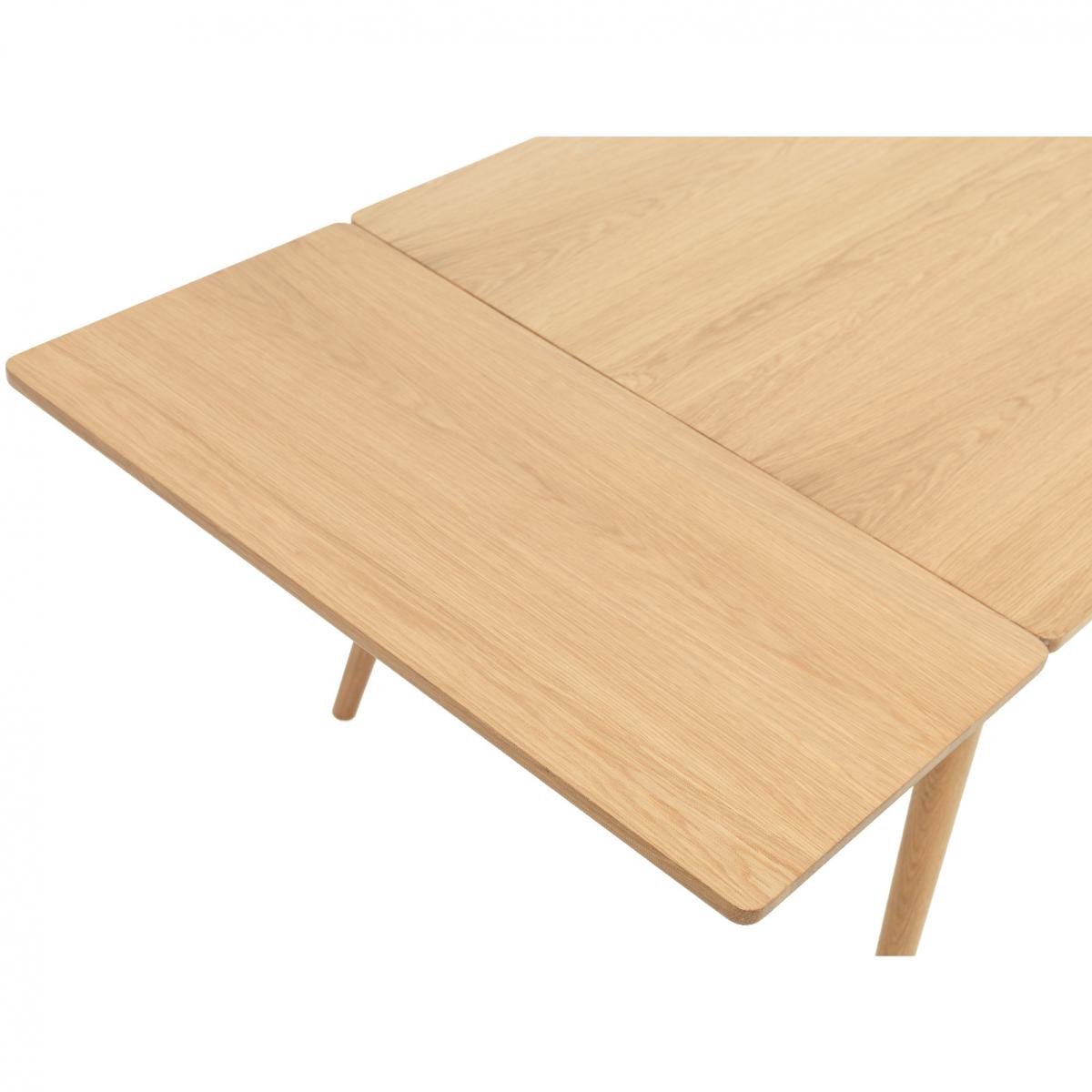 Nordic Home - Ivar eiken tafelblad verlengstuk - 90x45 cm - naturel