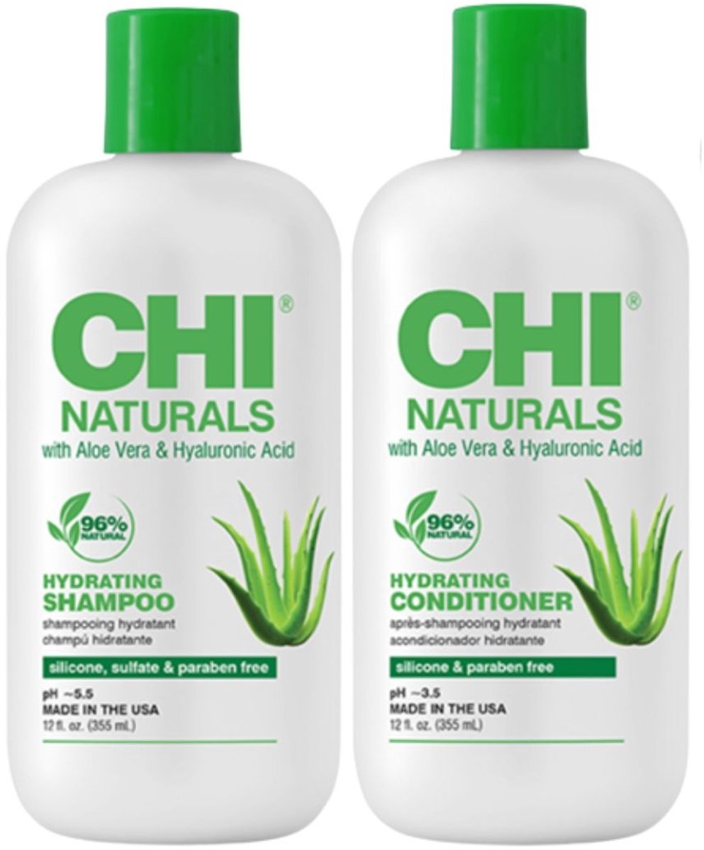 CHI - Naturals Hydrating Duo Set - 2x355ml