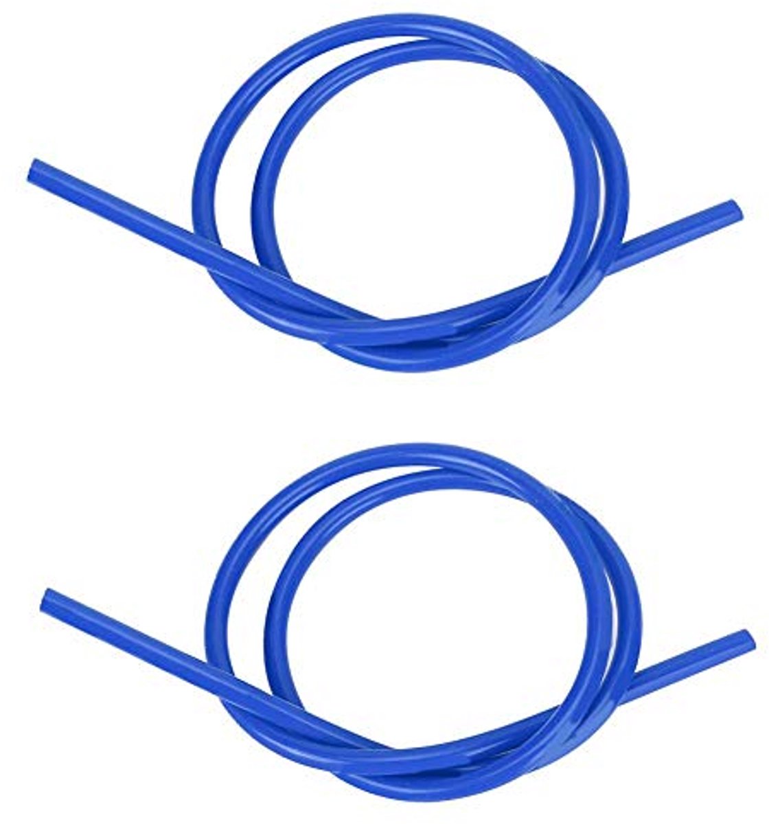 Ontstekingsdraad 8mm - 2 Stuks Silicone met Dubbele Siliciumcarbide - 1m Lang (Blauw)
