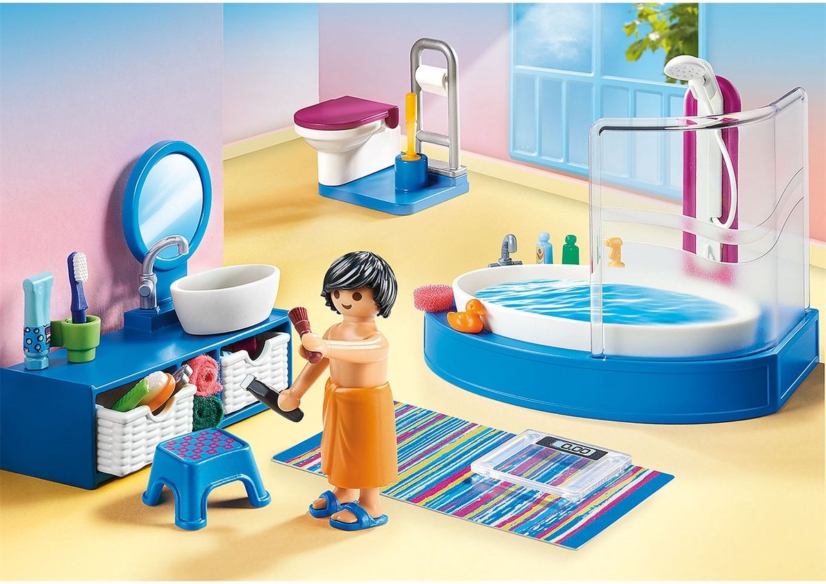 PLAYMOBIL Dollhouse Badkamer met ligbad - 70211 — afbeelding 3