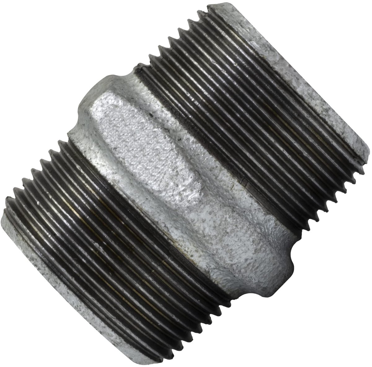 C65019 - Nipple - 1 1/4" x 1 1/4" - Gegalvaniseerd Gietijzer - Mannelijke Draadverbinding