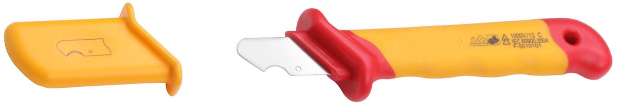 VDE Line Injectie-Geïsoleerd Kabelmes met Semicirkel-Lemmet 28×155 mm