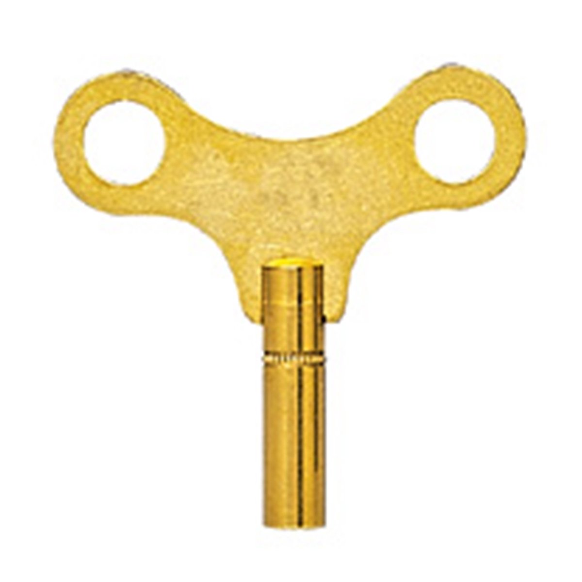 Kloksleutel standaarduitvoering messing vierkant binnen: 5,25