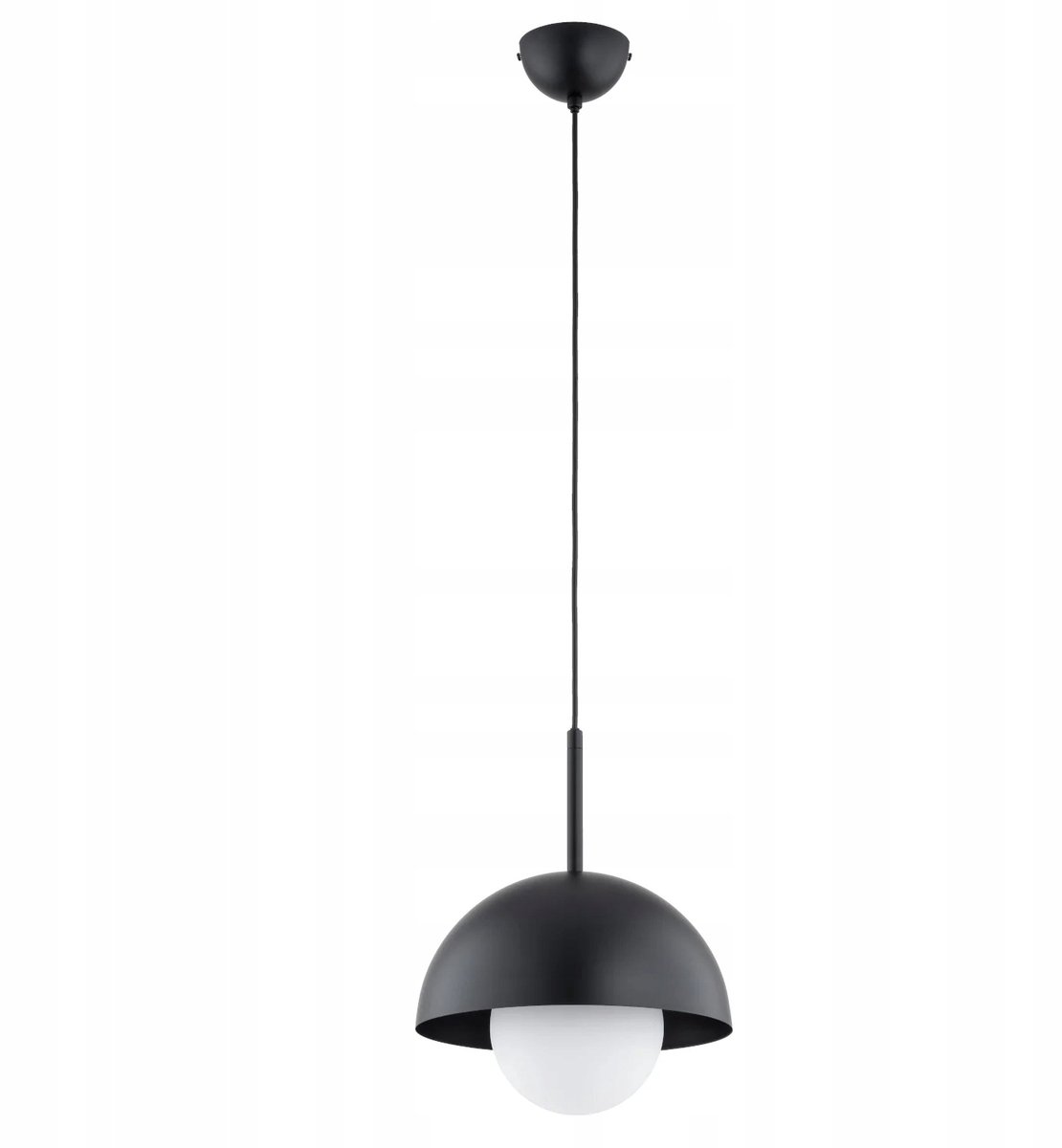 Minimalistische Zwarte Hanglamp Koepel E14 10W Keuken Eiland Alfa