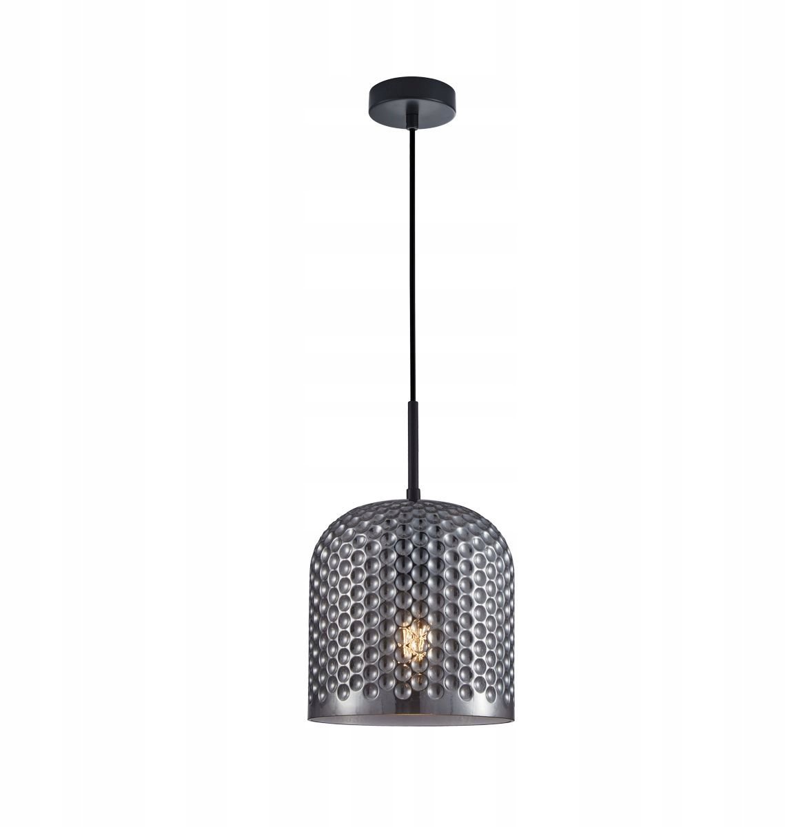 Renti Hanglamp Zwart Staal & Glas E27 40W - Modern Design