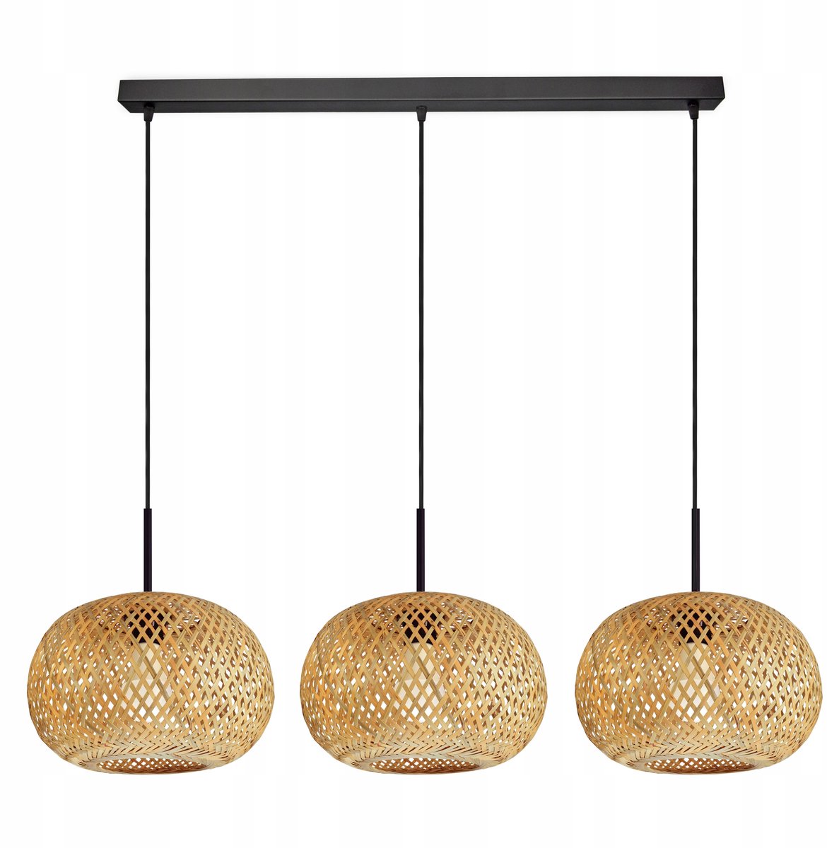 Bamboe Hanglamp Boho Naturel - LED E27 - 580-BZ3