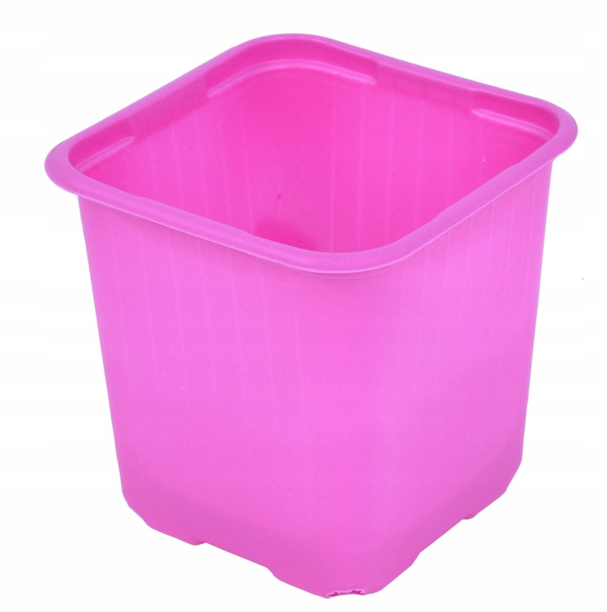 20x Zachte Vierkante Kweekpotjes Rose 8x8x8cm 0,26L