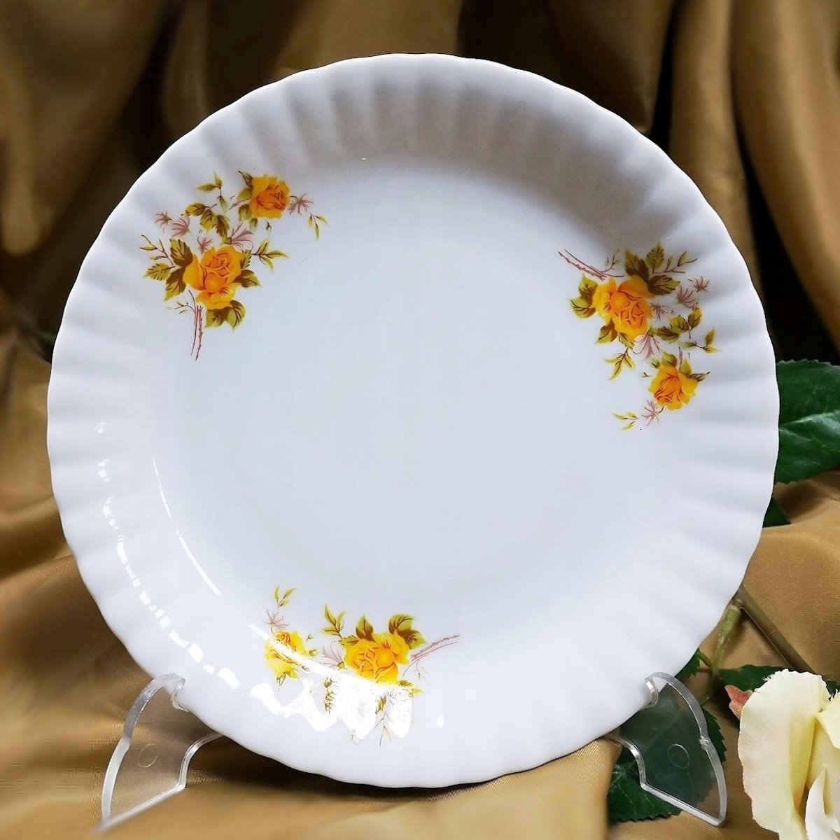 Malcer Porseleinen dessertbord 19 cm - Golden Rose