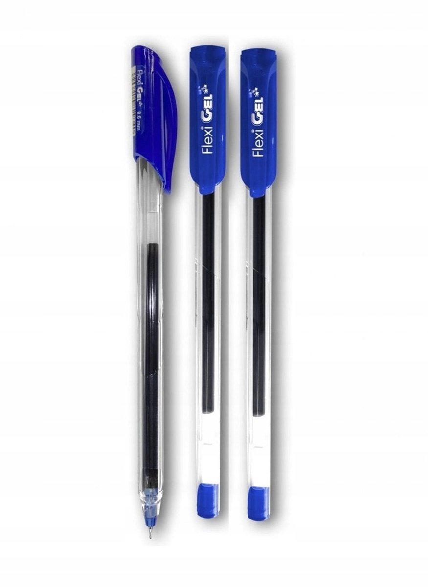 Penmate Flexi Gel Gelpen Blauw - 3 Stuks