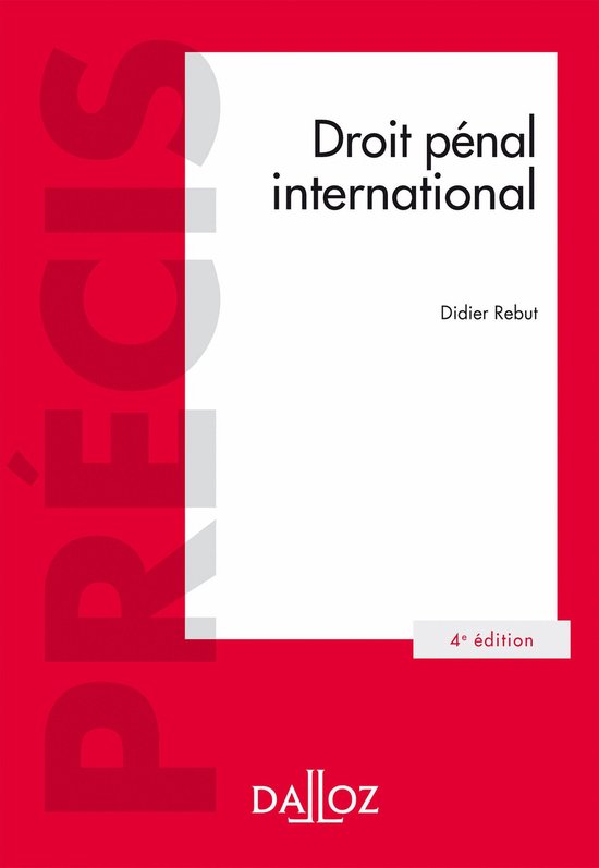 Précis - Droit pénal international 4ed