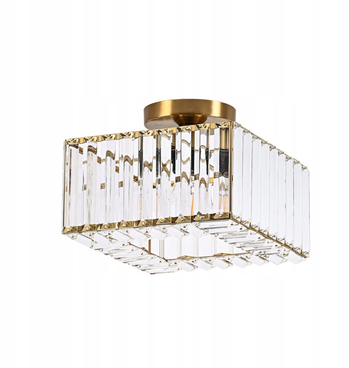 Light Prestige Vetro Plafond Goud LP-2910/1C GD Vierkant