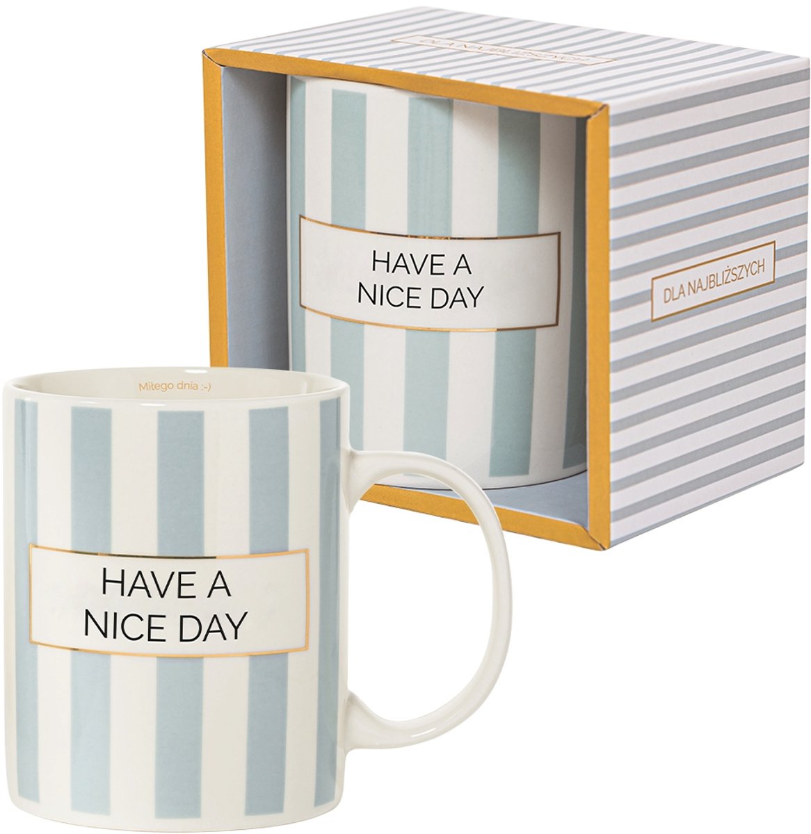 Koffiemok met tekst "HAVE A NICE DAY" - Perfect cadeau