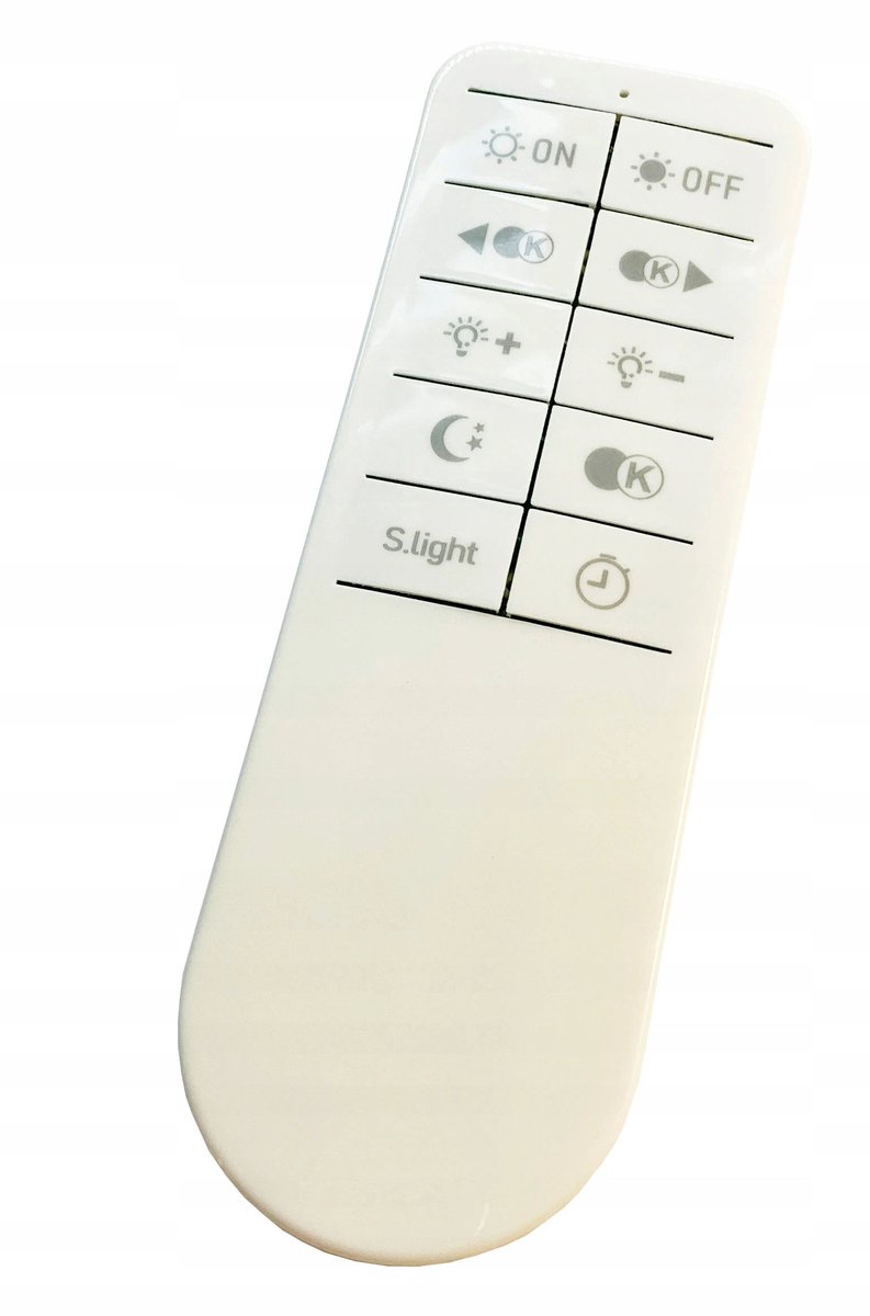 Moderne LED plafondlamp met afstandsbediening - Zwart Mat