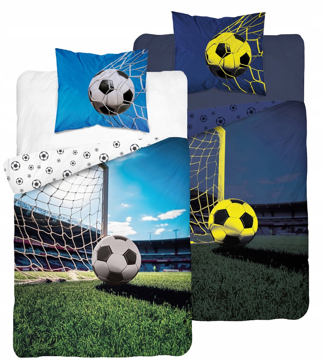 Kinderbeddengoed 160x200cm Voetbal - Lichtgevend in het Donker