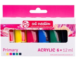 Talens Art Creation Acrylverf set Primary | 6 x 12 ml