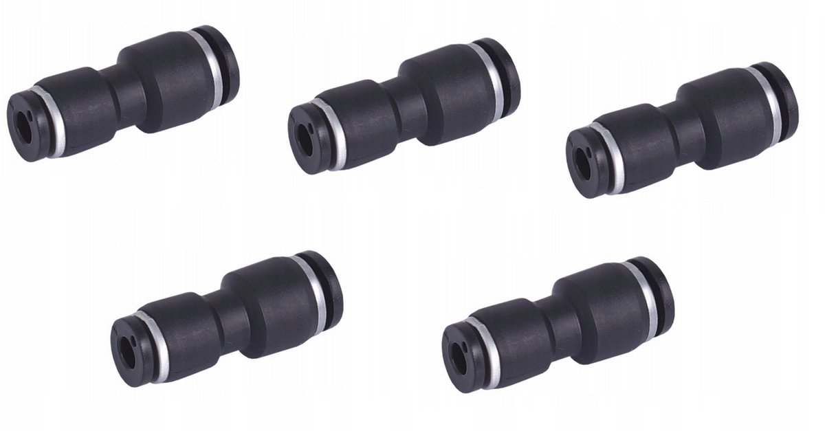 5x Rechte Pneumatische Koppeling 6/4 mm