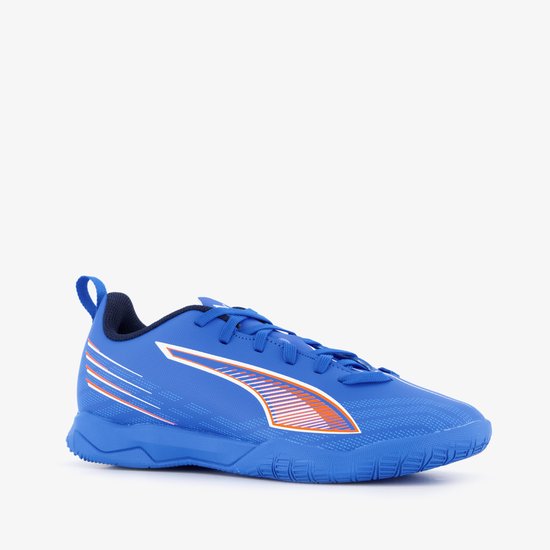 Chaussures de sport unisexes PUMA ULTRA 6 PLAY IT Jr - Blue Ultra - White PUMA - Rouge éclatant