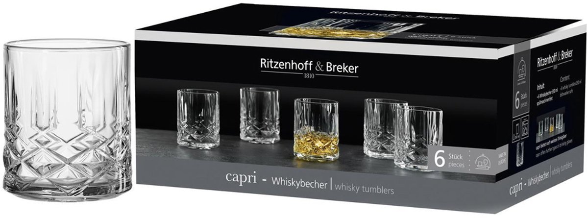Ritzenhoff & Breker Whiskyglas CAPRI, 0,35 liter