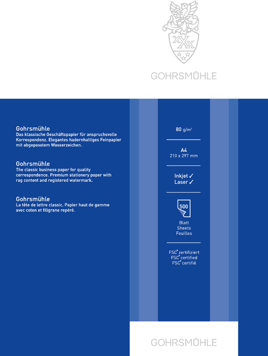 Zakelijk papier A4, 80 g/m², wit