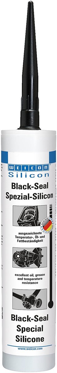 WEICON Black-Seal – Zwarte siliconenlijm – 310 ml