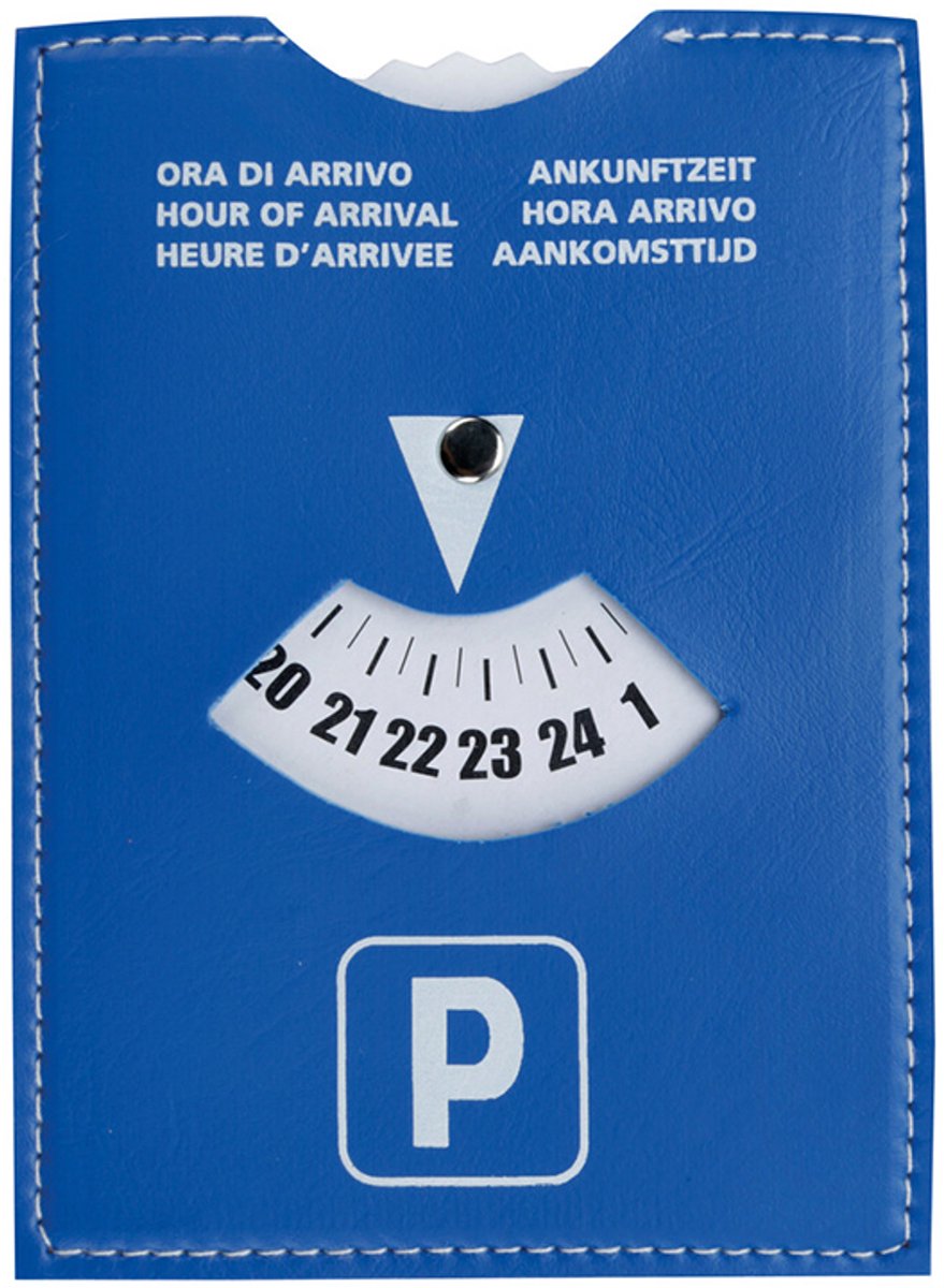 Parkeerschijf + "Einde opladen" indicator