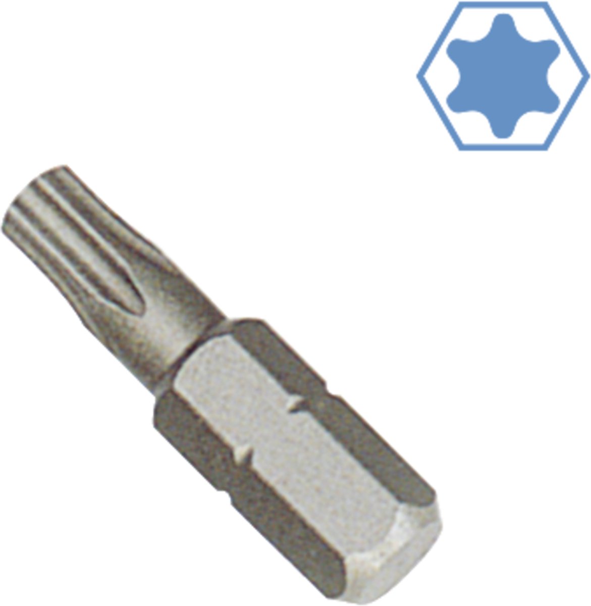 Duurzame zeskant Bit T15 van S2 Staal met 1/4 inch Aandrijving en 25mm Lengte – Professioneel Gereedschap voor Precisie, Langdurige Betrouwbaarheid en Efficiënte Schroefklussen door