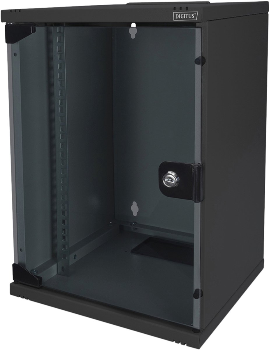 Digitus DN-10-09U 10inch-wandkast 9 HE Grijs-wit (RAL 7035)