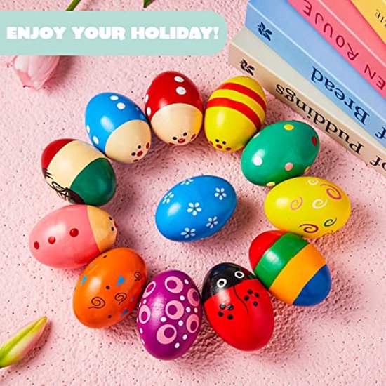 9 Oiseaux - Maracas En Bois Colorés Pour Bébés, 1 Pièce, Jouet Musical, éducation Précoce