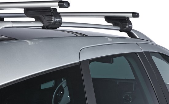 Galeries de toit adaptées à Fiat Idea berline 4 portes à partir de 2003 - Aluminium