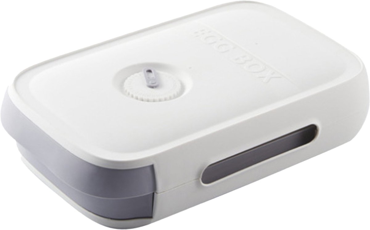longziming Opbergbox Eierhouder - Plastic Eierdoos - Bewaar 20 Eieren - Eierhouder voor Koelkast - Eierbox Organizer - Keuken Accessoire - Wit– Koelkast Opslag