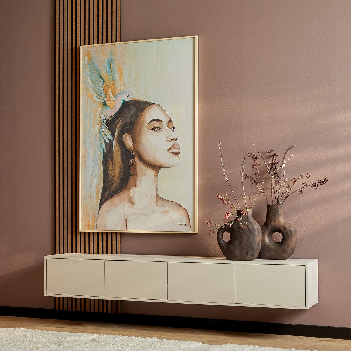 Starfurn Zwevend tv meubel Vision Sand | 200 cm Multicollour