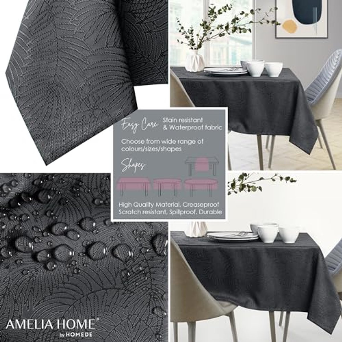 Waterdichte tafellaken met lotus effect – 40x40 cm