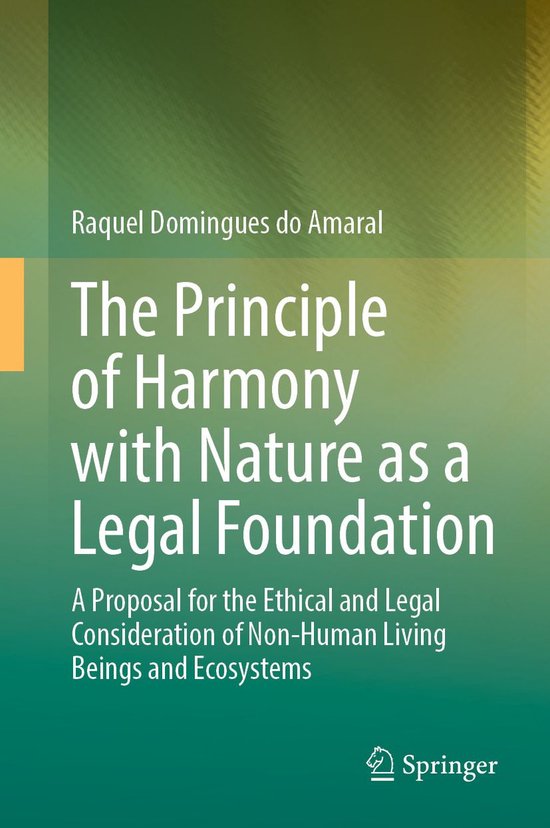 Law and Criminology (R0) - The Principle of Harmony with Nat ... - cover