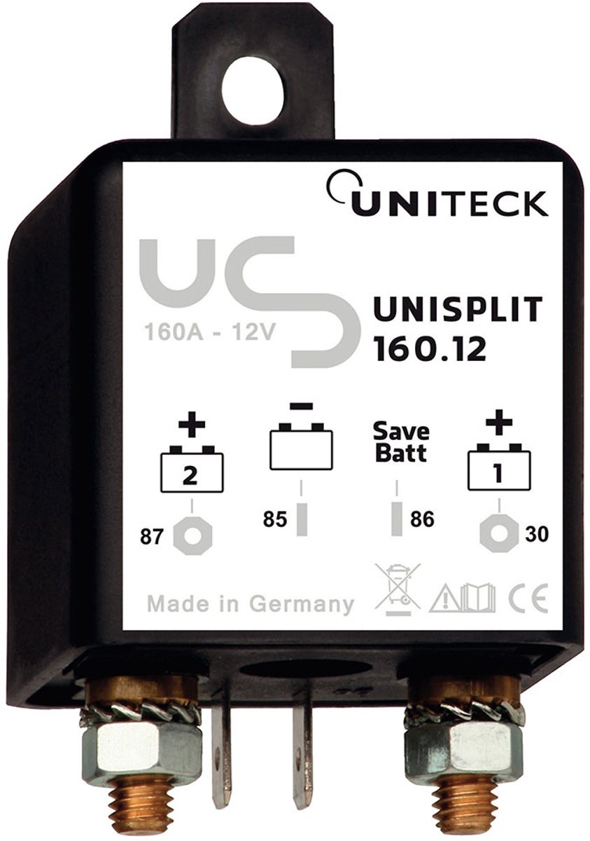 Uniteck Batterijkoppelaar En -scheidingsteken Transparant